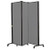 Portable Room Divider, 5Ft 9In W, Stone - HKDL603-DG