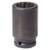 3/4 in Drive Impact Socket 41 mm Size, Deep Socket, black oxide - J07541MLT
