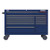 Velocity Rolling Tool Cabinet, 13 Drawer, Blue, Steel, 55 in W x 22-1/2 in D x 38-1/2 in H - JSTV5539RD13BL
