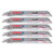 10 TPI Reciprocating Saw Blade, 5 PK - LXAR9110CT