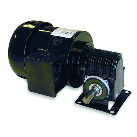 AC Gearmotor, 130.0 in-lb Max. Torque, 55 RPM Nameplate RPM, 115/230V AC Voltage, 1 Phase - 3XA90