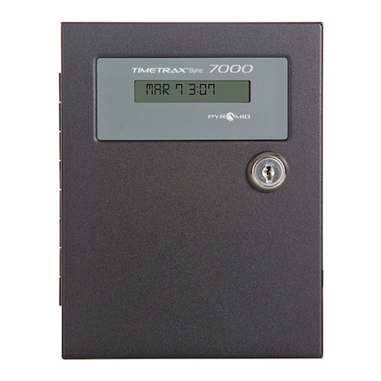 6-3/8" Digital Master Controller Wall Clock, Beige - 7000