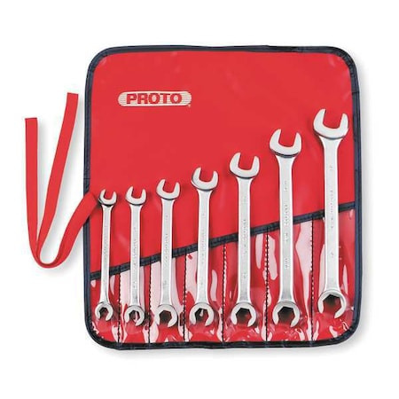7 Piece Combination Flare Nut Wrench Set - 6 Point - J3700A