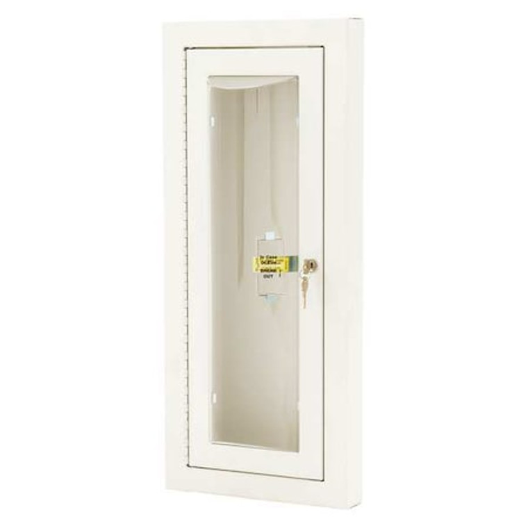 Fire Extinguisher Cabinet, Semi Recessed, 26 3/4 in Height, 10 lb - 7322-BB