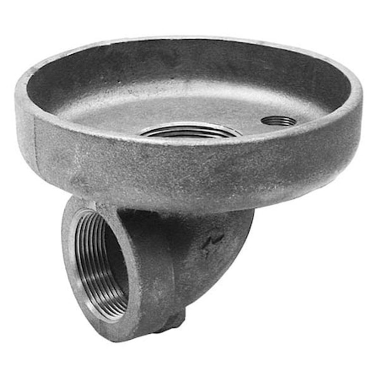 FNPT, Cast Iron 90 Degree Safety Valve Discharge Elbow, Class 125 - 0300300050