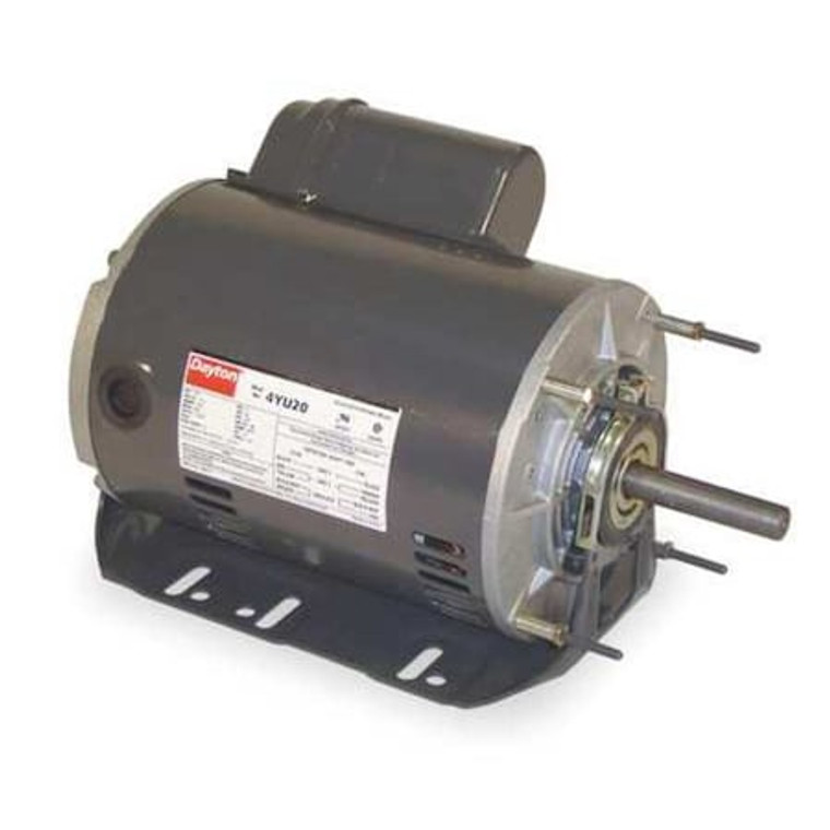 Capacitor-Start Belt Drive Motor, 1/2 HP, 56 Frame, 115/208-230V AC Voltage, 1,725 Nameplate RPM - 1AGG3