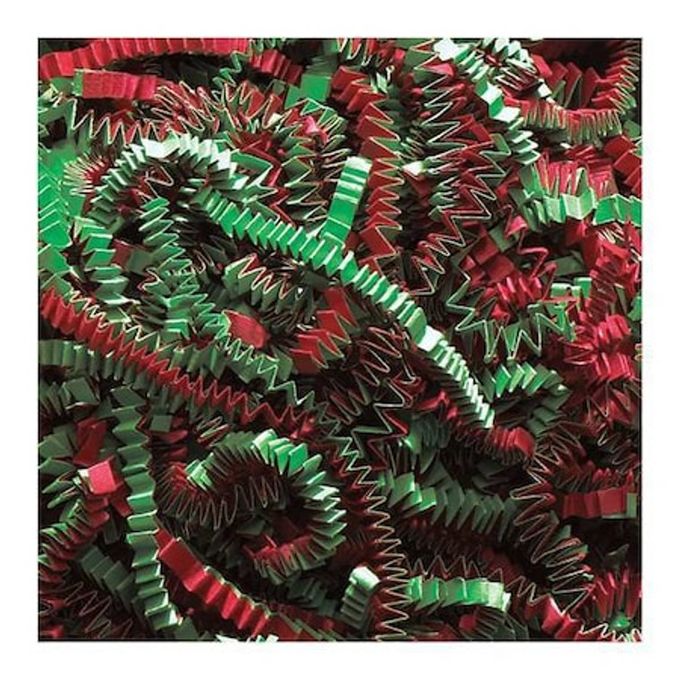 Crinkle Paper, 10 lb., Christmas Blend, 1/Case - CPB10CC