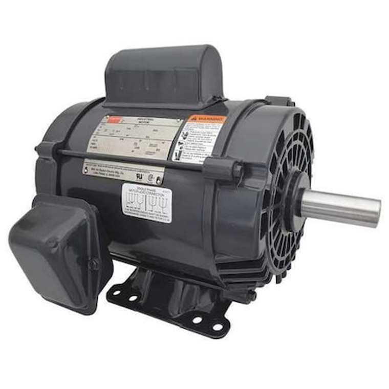 Capacitor-Start General Purpose Motor, 2 hp HP, 115/230V AC Voltage, 182T Frame, 1,730 Nameplate RPM - 5K953