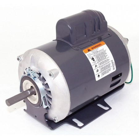 Capacitor-Start Belt Drive Motor, 1/3 HP, 115/230 Voltage, 48Z Frame, 1,725 Nameplate RPM - 6K490
