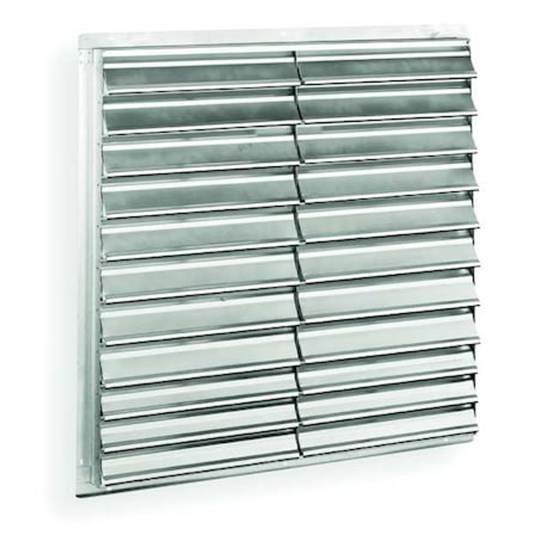 36 in Backdraft Damper / Wall Shutter, 36-1/2 in x 36-1/2 in - 1C209