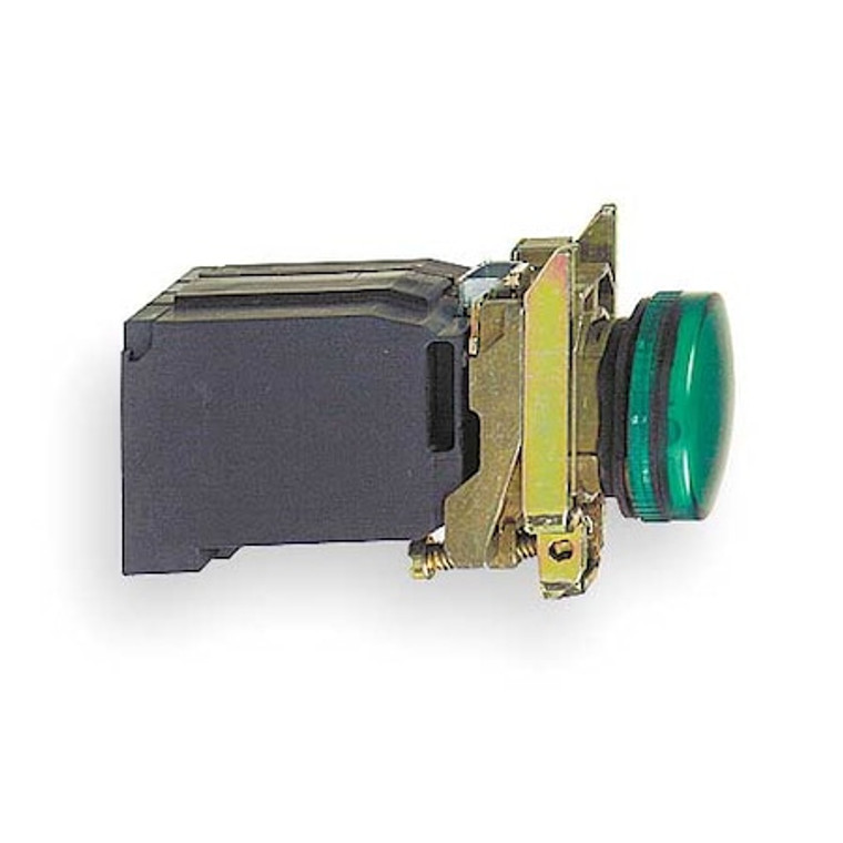 Pilot Light Complete, Green, Incandescent - XB4BV33