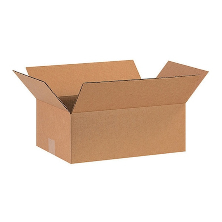 Corrugated Boxes, 16" x 10" x 5", Kr, Package Quantity 25, 12" Inside Lg, 10" Inside W, 25 PK - 16105