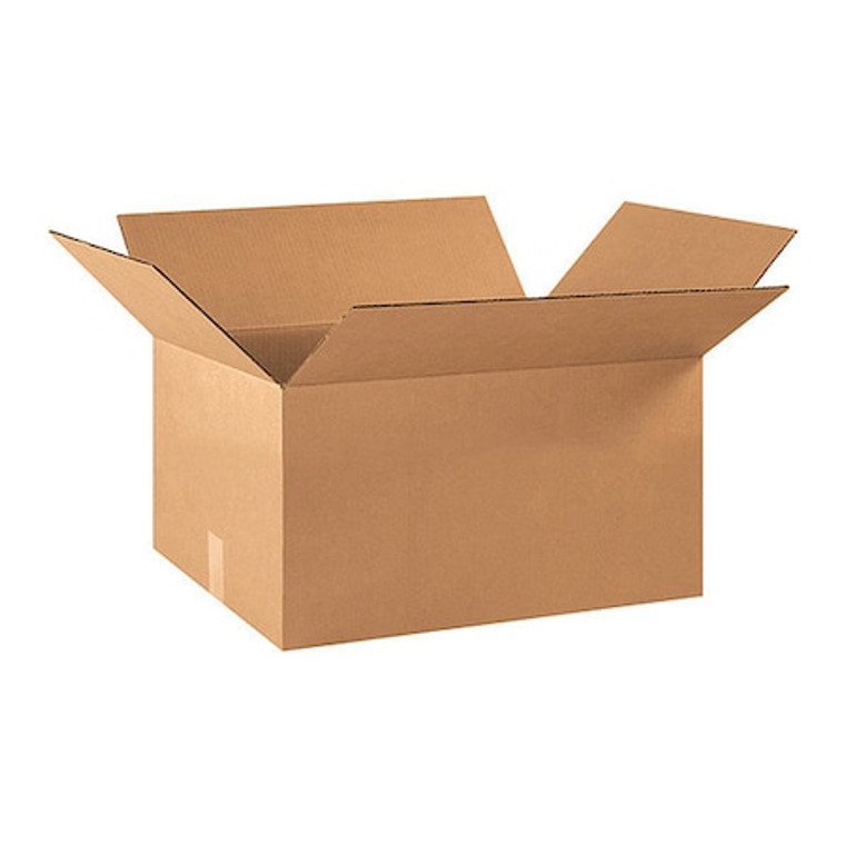 Corrugated Boxes, 22" x 15" x 10", K, Package Quantity 25, 12" Inside Lg, 10" Inside W, 25 PK - 221510