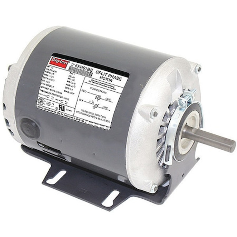 GP Mtr, Split Ph, ODP, 1/4 HP, 1725 rpm, 48 - 6XH61