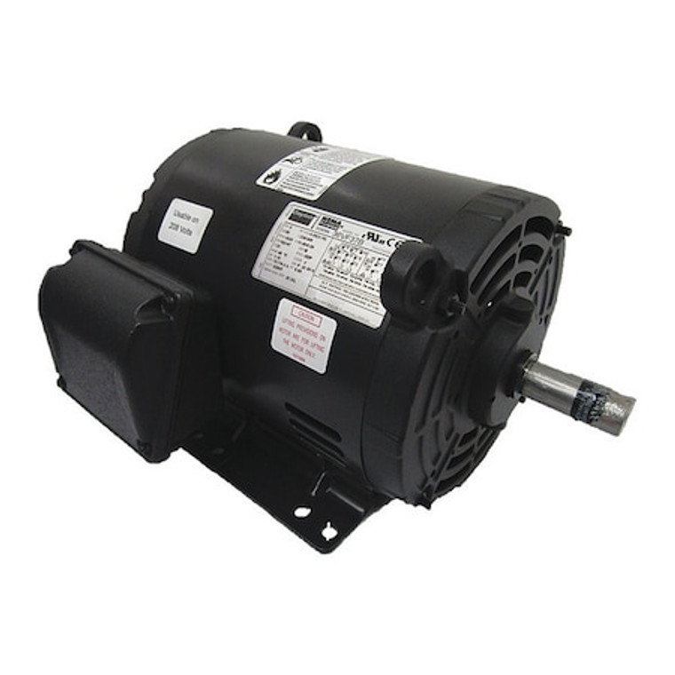3-Phase General Purpose Motor, 5 HP, 182/4T Frame, 208-230/460V AC Voltage, 3,520 Nameplate RPM - 36VF37