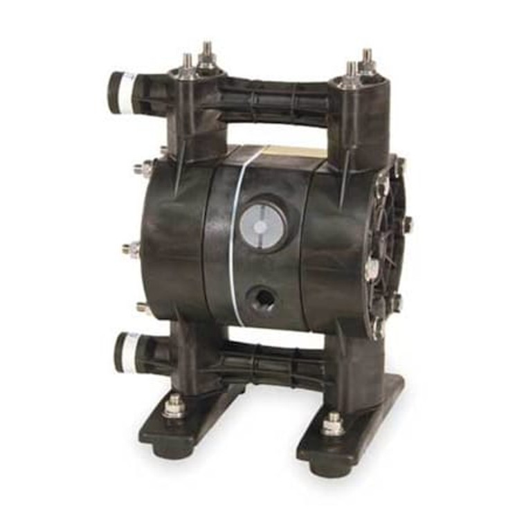 Double Diaphragm Pump, Kynar(R), Air Operated, PTFE, 15 GPM - 3HJV8