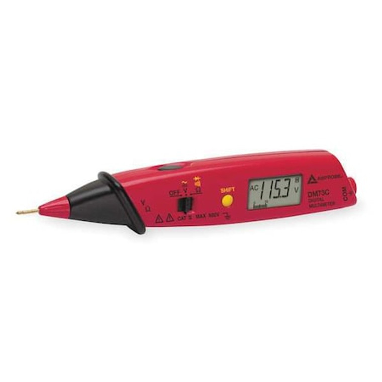Digital Multimeter, 600 Max. AC Volts, 600 Max. DC Volts, 10 Max. AC Amps, 10 Max. DC Amps - DM73C