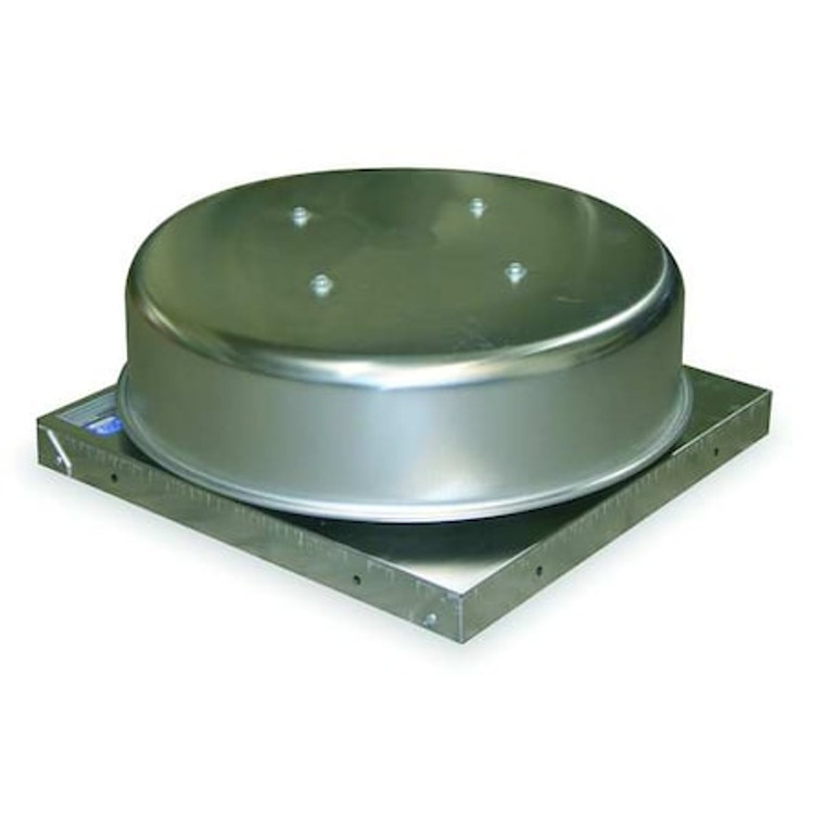 Gravity Roof Vent, 19 In Sq Base, 199 CFM - 2RB68