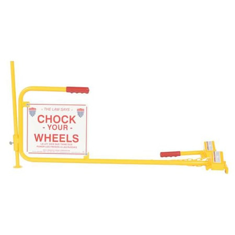 Steel Rail Chock w/Flag Rail Chock - SRC/FRC