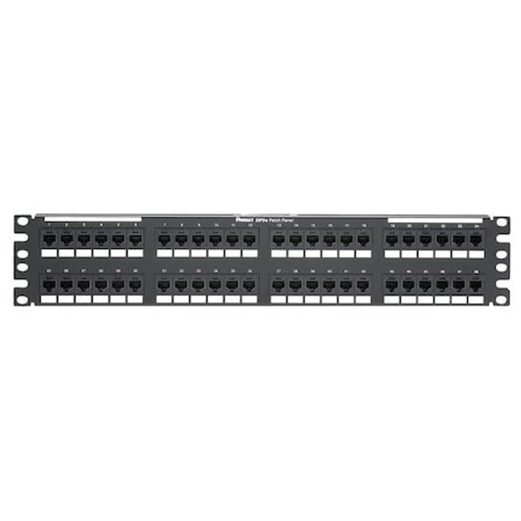 Patch Panel, Cat 5e, Rack Mt, 48 Port - DP485E88TGY