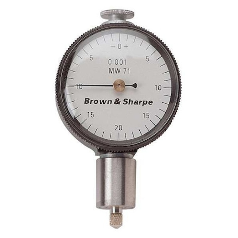 Dial Indicator, 0-25-0 Dial Reading, White - 14.83006
