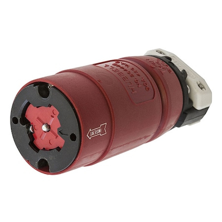 30A Locking Connector 3P 4W 480VAC RD - HBL20444B