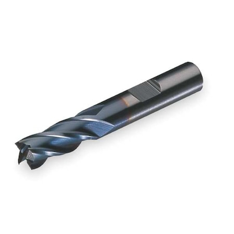 4-Flute HSS Center Cutting Square Single End MIll Cleveland HG-4C-TC TiCN 1x1x2x4-1/2 - C33290