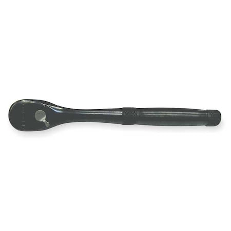 1/2" Drive 45 Geared Teeth Pear Head Style Hand Ratchet, 10-1/2" L, Black Oxide Finish - J5449XLBL