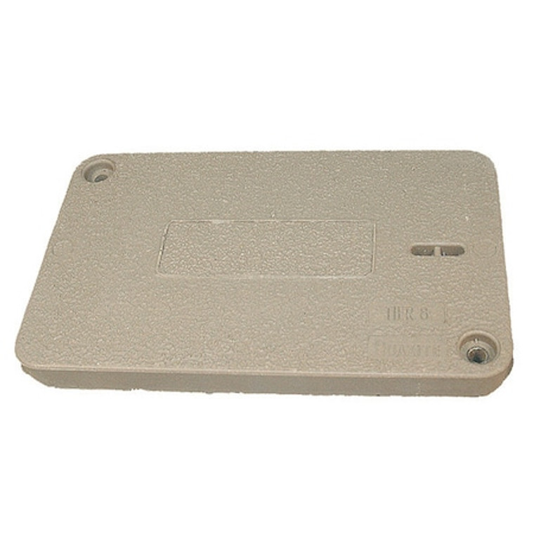 Underground Enclosure Cover, Blank Logo, 2 in. H x 11 in. W x 18 in. L, Polymer Concrete - PG1118CA0009
