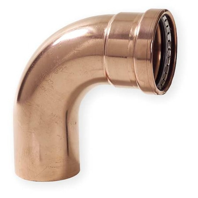 Viega ProPress XL 90 street elbow, 4" x 4" - 20648