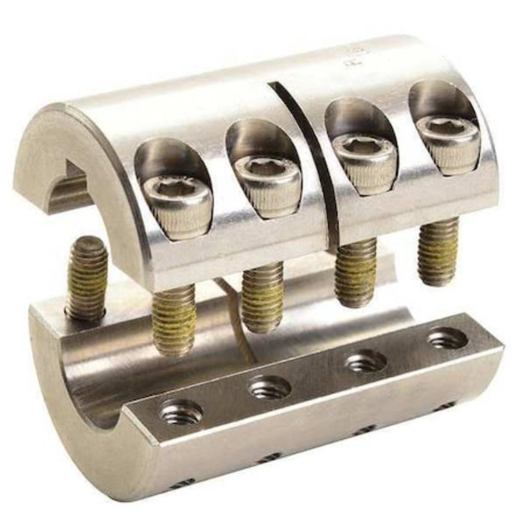 Coupling, Two Piece, Bore Dia 7/8 x 5/8 In - SPC-14-10-SS