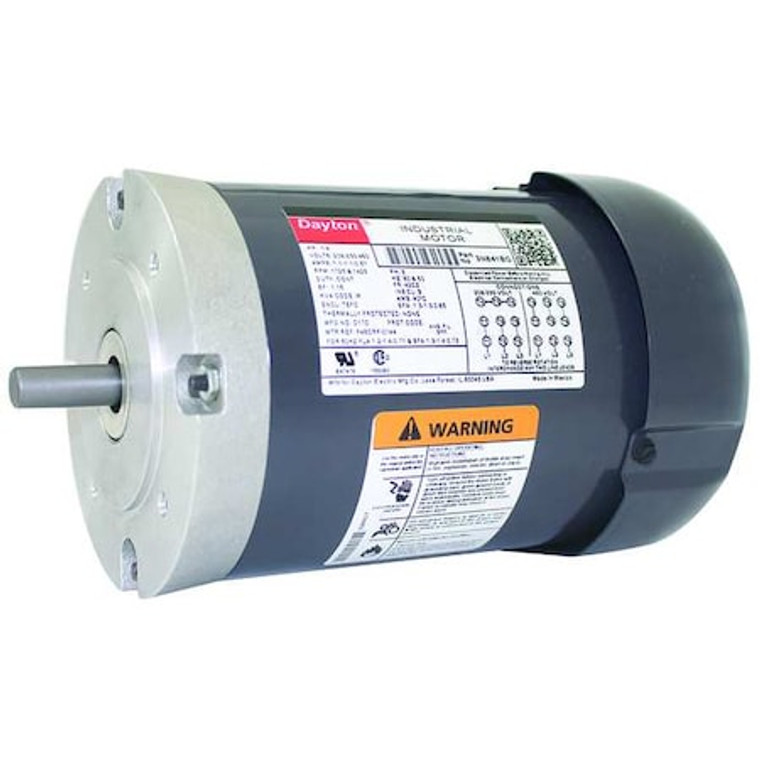 3-Phase General Purpose Motor, 1/4 HP, 42CZ Frame, 230/460V AC Voltage, 1,725 Nameplate RPM - 3N841