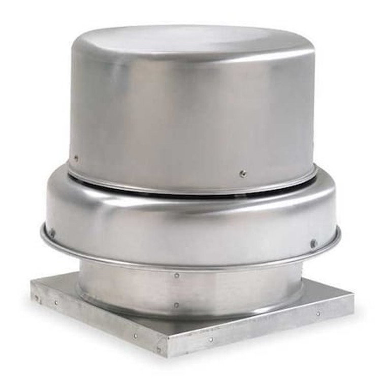 Downblast Vent, Belt Drive, 13-3/4 In - 7AX44