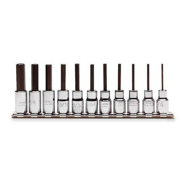 1/4" Drive Hex Bit Set, SAE, 4 pcs - J4770-11