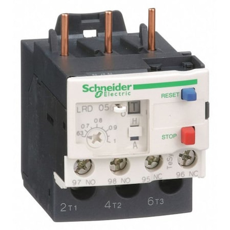 Ovrload Rely, 0.63 to 1A, 3P, Class 10,690V - LRD05