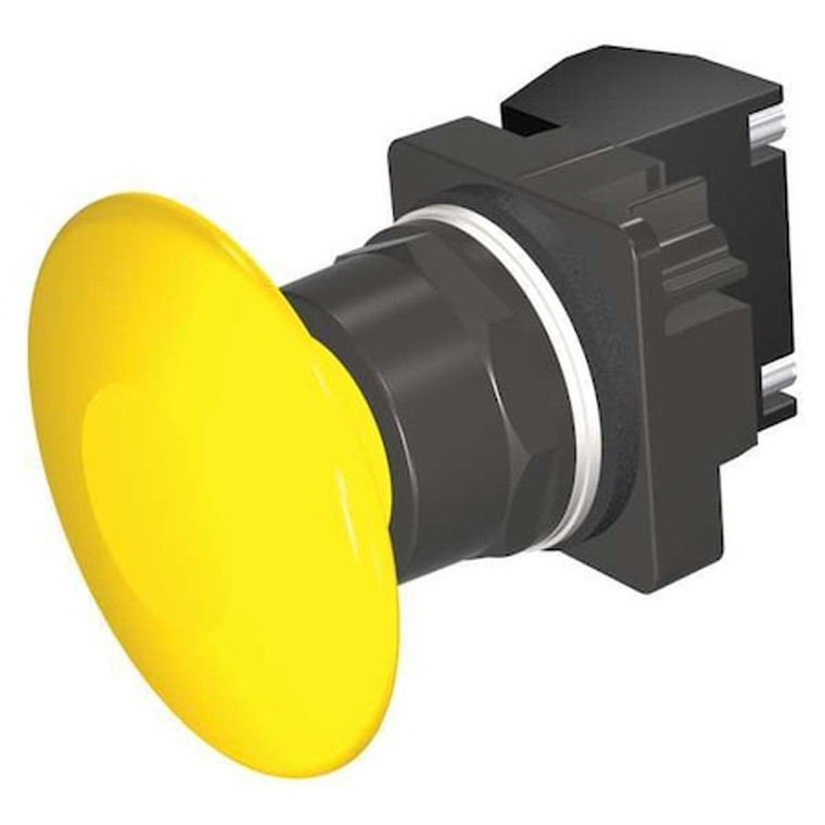 Non-Illuminated Push Button, 30 mm, 1NO/1NC, Yellow - 52BM9V4A