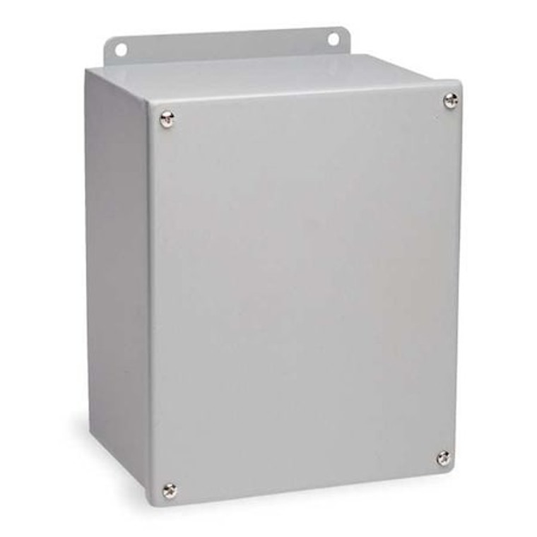 Carbon Steel Electrical Enclosures, 12 in H, 5 in D, 10 in W, NEMA 12, Screw On - B121005SC
