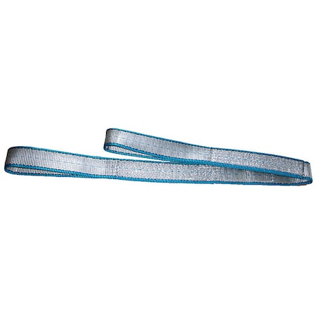 Web Sling, Type 3, 16 ft L, 3 in W, Polyester, Silver - EE2803TFX16