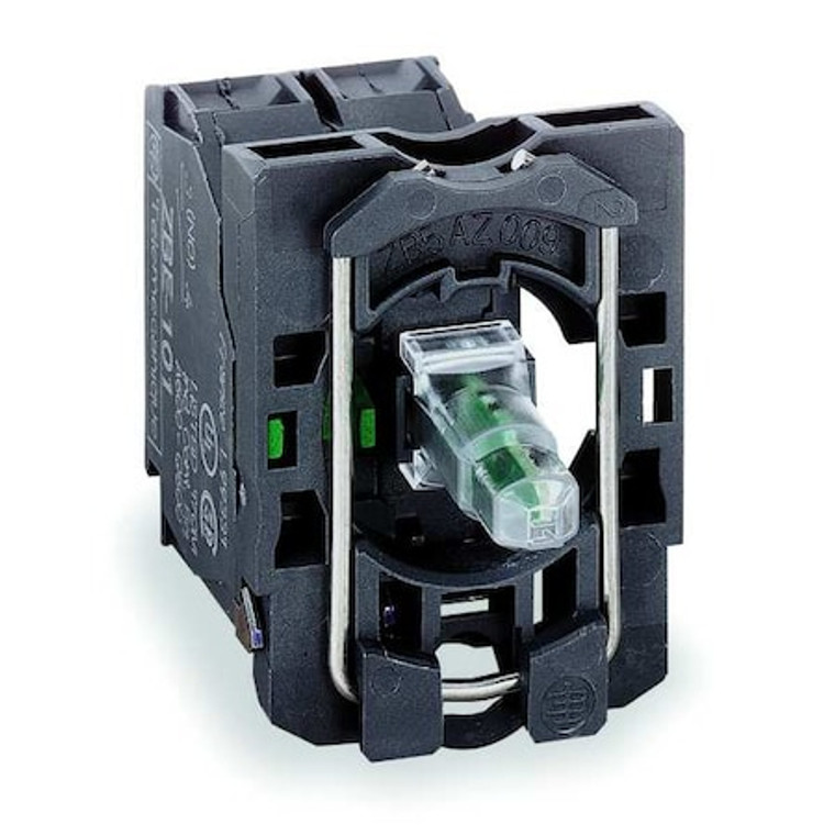 Lamp Module and Contact Block, 22mm, 1NO - ZB5AW0G41