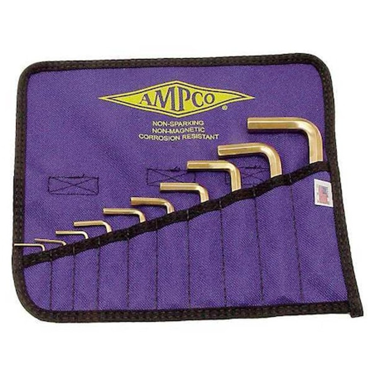 10 Piece SAE L-Shape Hex Key Set, M-42 - M-42