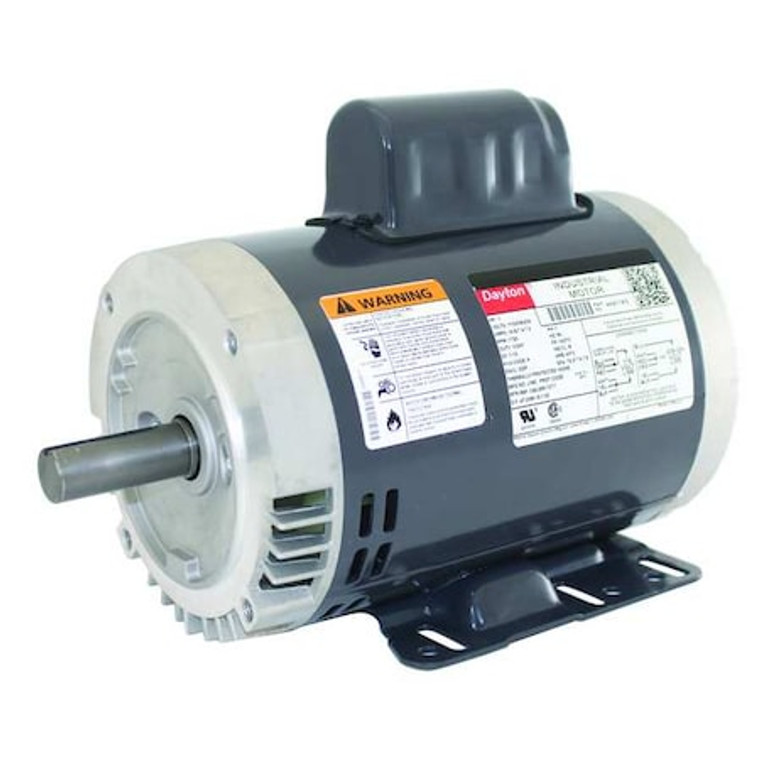 Capacitor-Start General Purpose Motor, 1 hp HP, 115/208-230V AC Voltage, 145TC Frame - 4K811