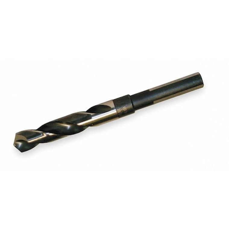 118° Silver & Deming Drill with 1/2 Reduced Shank Cle-Line 1877 Black & Gold HSS RHS/RHC 1-1/4 - C17078