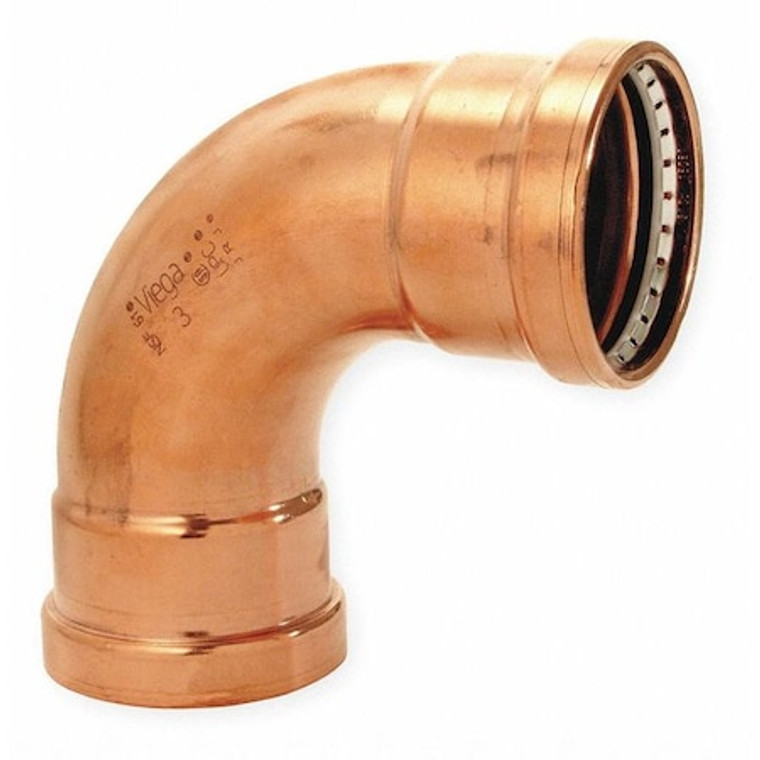 Viega ProPress XL 90 elbow, 2-1/2" x 2-1/2" - 20623