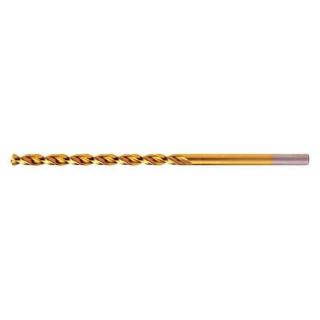 Q-Cobalt™ 135° Wide Land Parabolic Taper Length Drill Cleveland 2575-TN TiN HSS-CO 8% RHS/RHC 25/64 - C16906