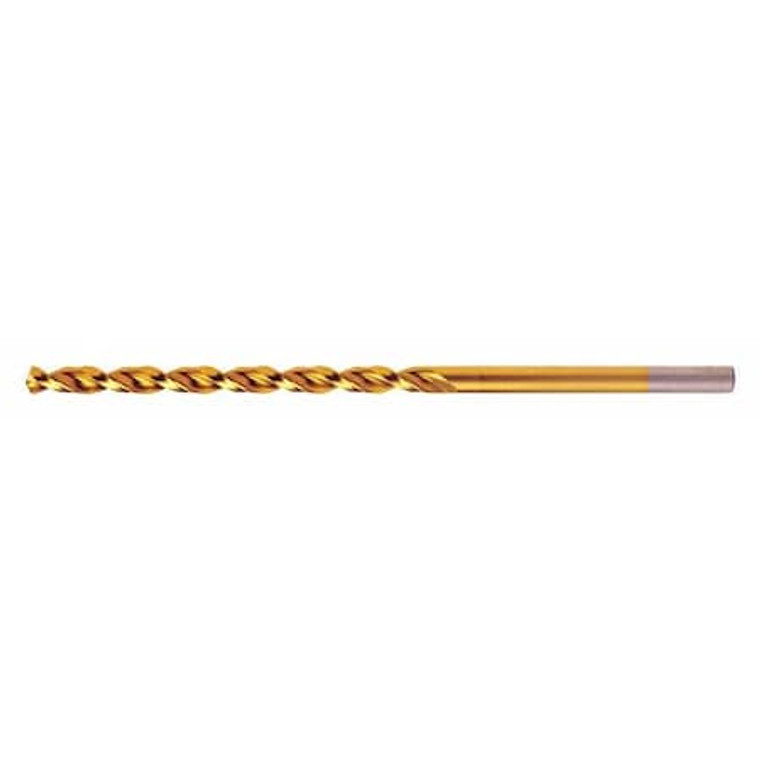 Q-Cobalt™ 135° Wide Land Parabolic Taper Length Drill Cleveland 2575-TN TiN HSS-CO 8% RHS/RHC 13/32 - C16907