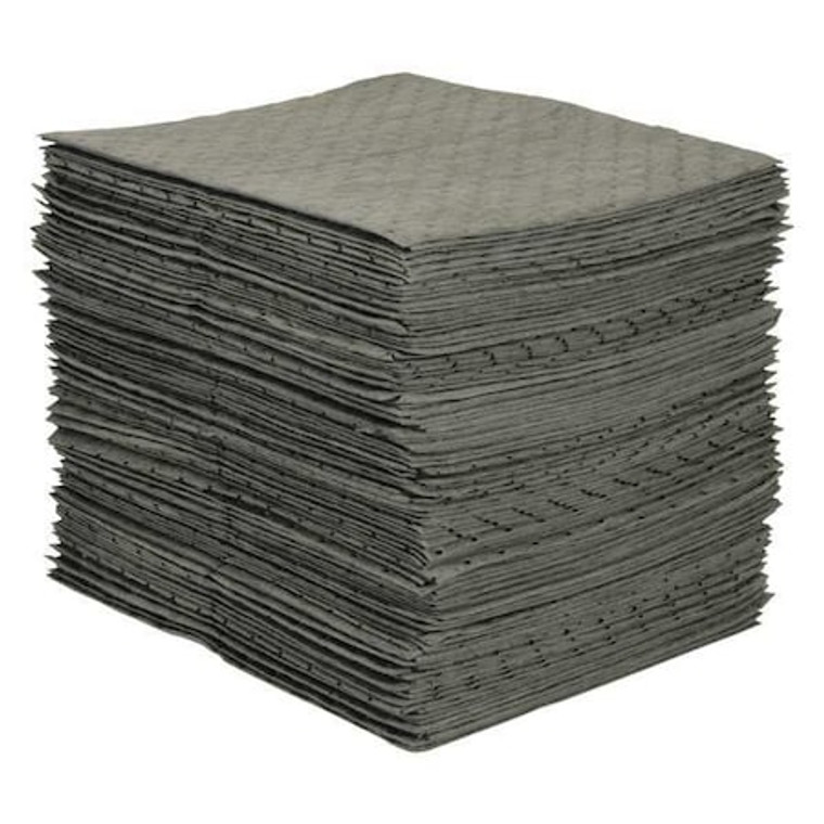Sorbents, 13 gal, 15 in x 19 in, Universal, Gray, Polypropylene - MRO100-2