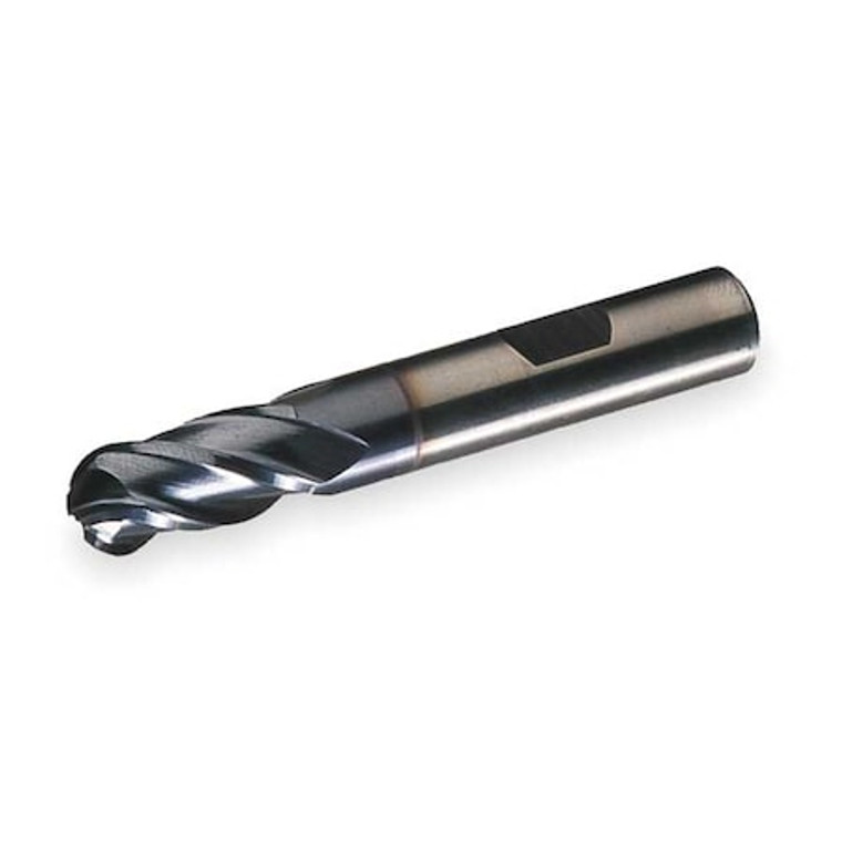 4-Flute Cobalt 8% Square Single End CenterCut Ball Finisher CTD HGC-4B-TC TiCN 3/4x3/4x1-5/8x3-7/8 - C32783