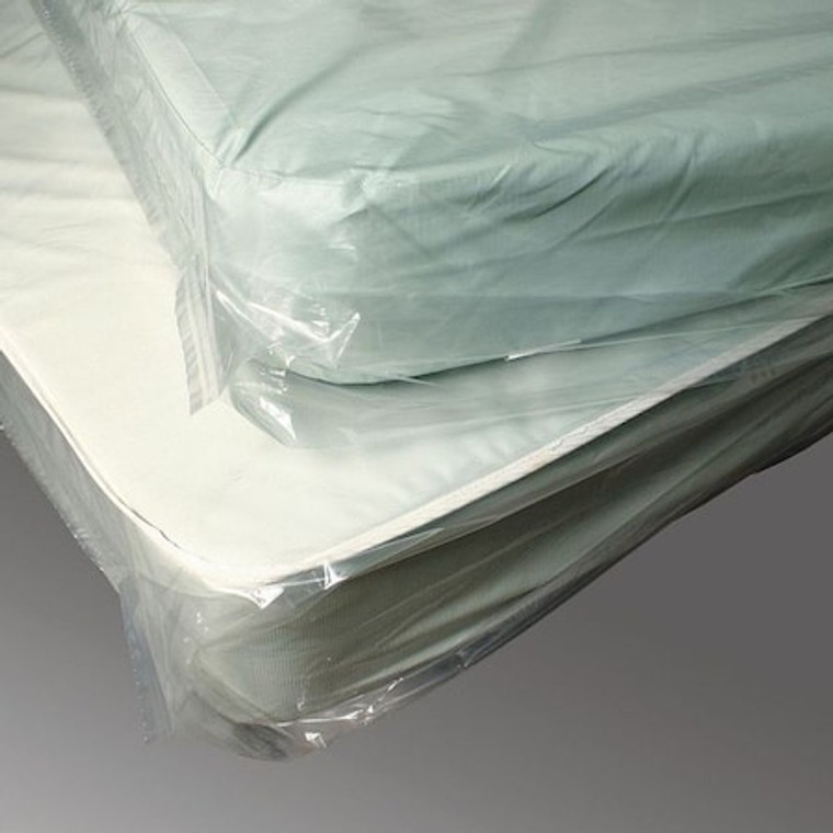 90" x 76" Mattress Bags, 1.50 mil, Clear - 5DTU0