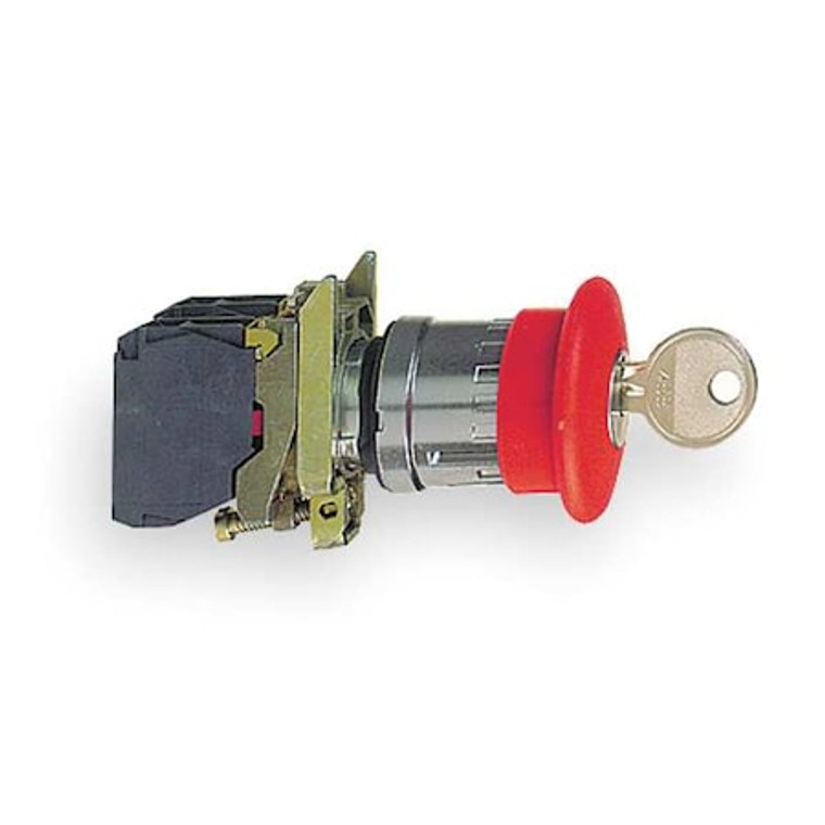 Emergency Stop Push Button, 22 mm, 1NO/1NC, Red - XB4BS9445
