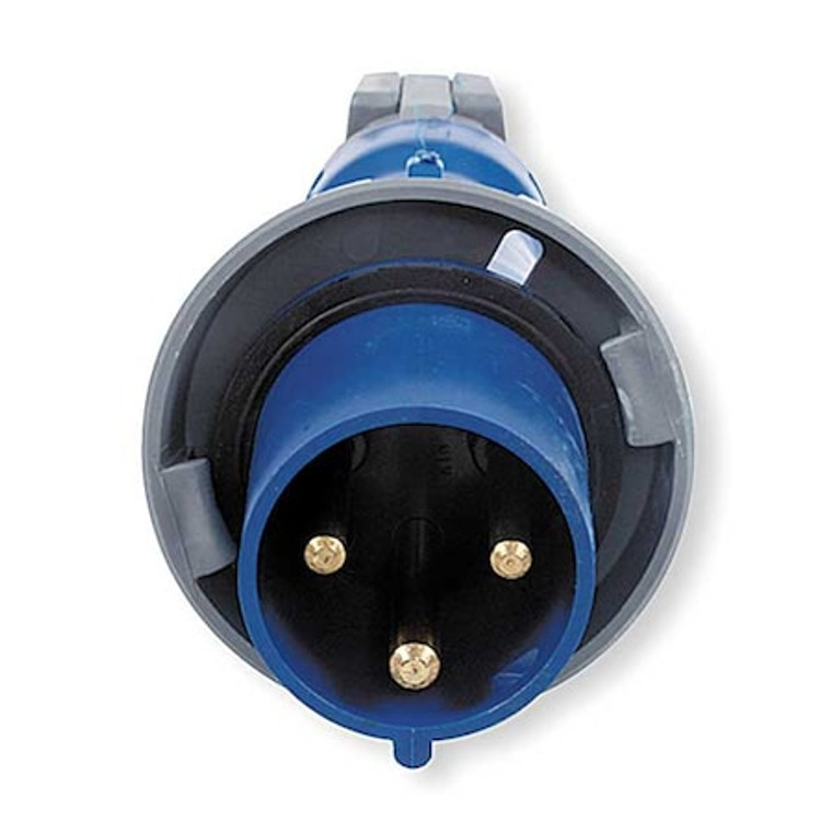 IEC Pin and Sleeve Plug, 2P, 3W, 60A, 250V - HBL360P6W